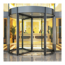 Hotel shopping mall 3 wings commercial automatic glass revolving door